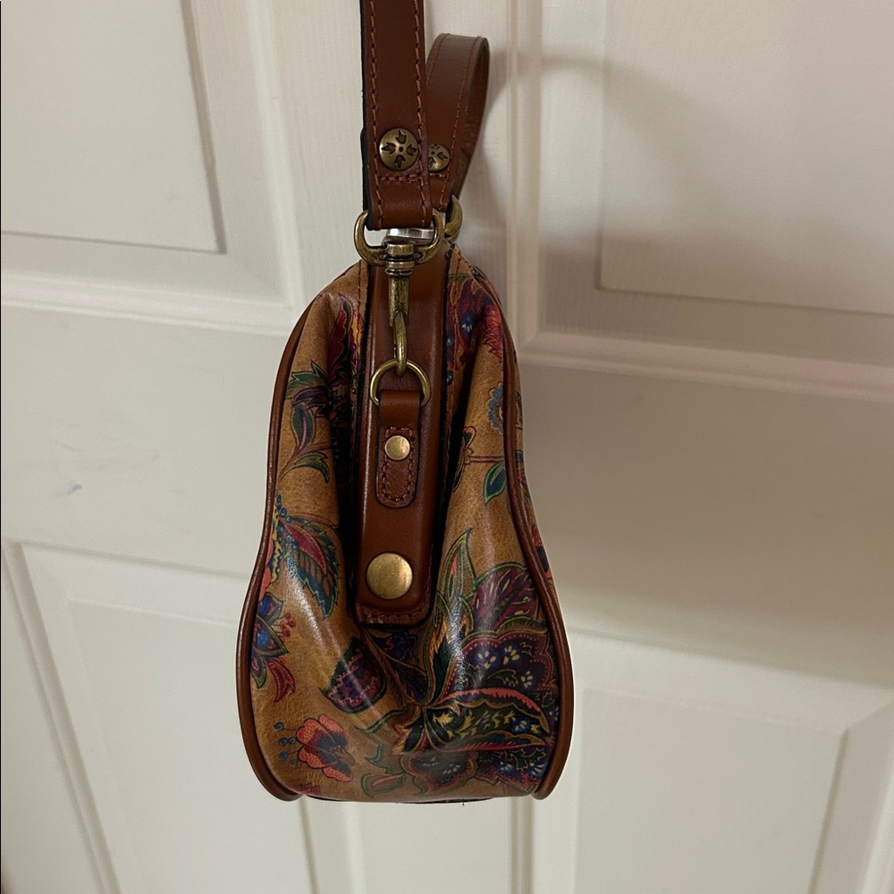 Patricia Nash Elegant Leather Floral Women's Satchel -NWOT - Picture 4 of 9